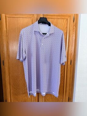 Turtleson polo Shirt size XL for men light pink and blue